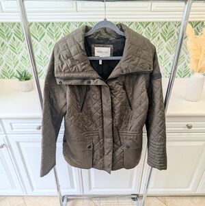 BCBG Generation Women's Green Winter Coat Size XL Reflective